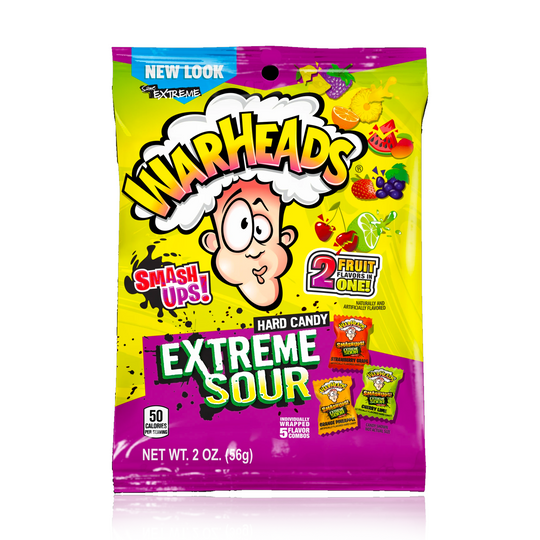 Warheads Hard Candy Smash Up Peg Bag