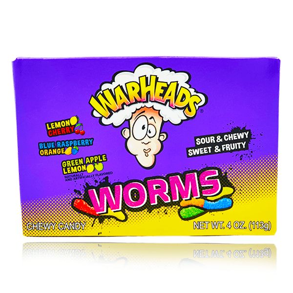 Warheads Worms Theatre Box 113g - Dated