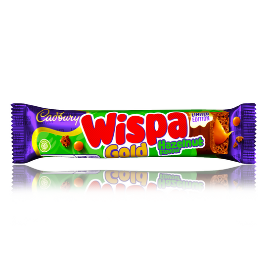 Cadbury Wispa Gold Hazelnut Flavour Bar Limited Edition 48g