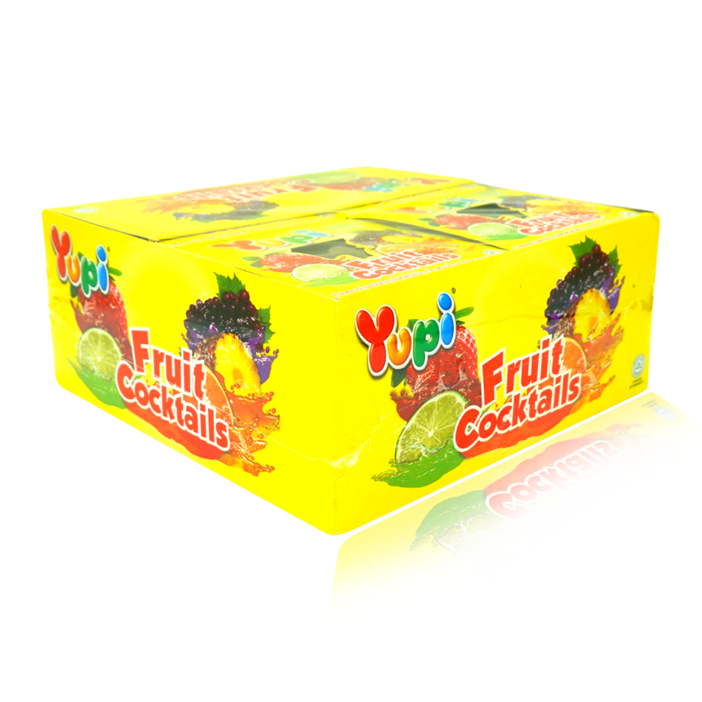 Yupi Gummi Fruit Cocktails 24 Pack Box