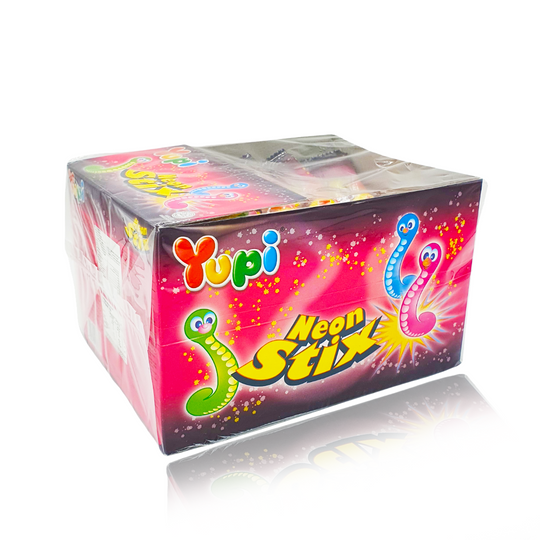 Yupi Gummi Neon Stix 12 Pack Box