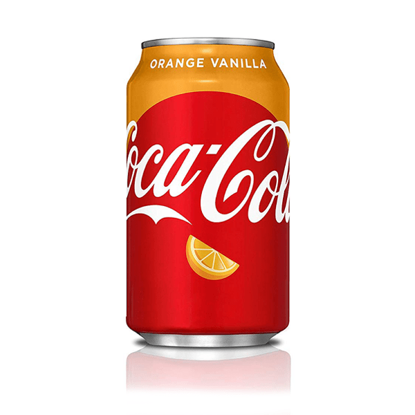 Coke Orange Vanilla Can Dated