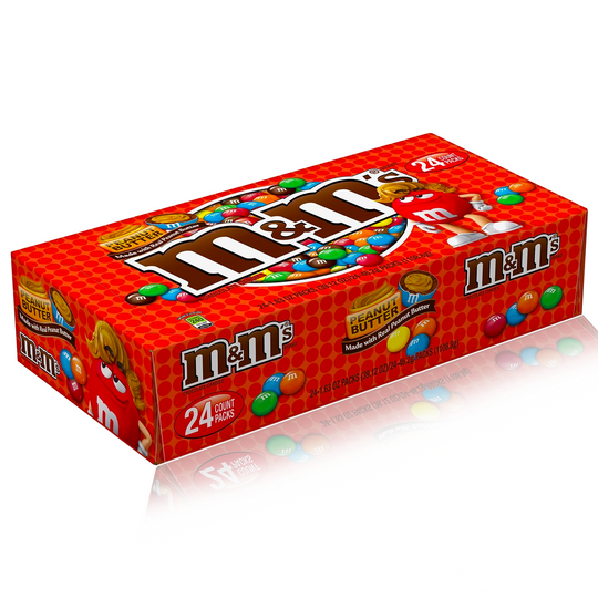 M&M's Peanut Butter Pouches 24 x 46g